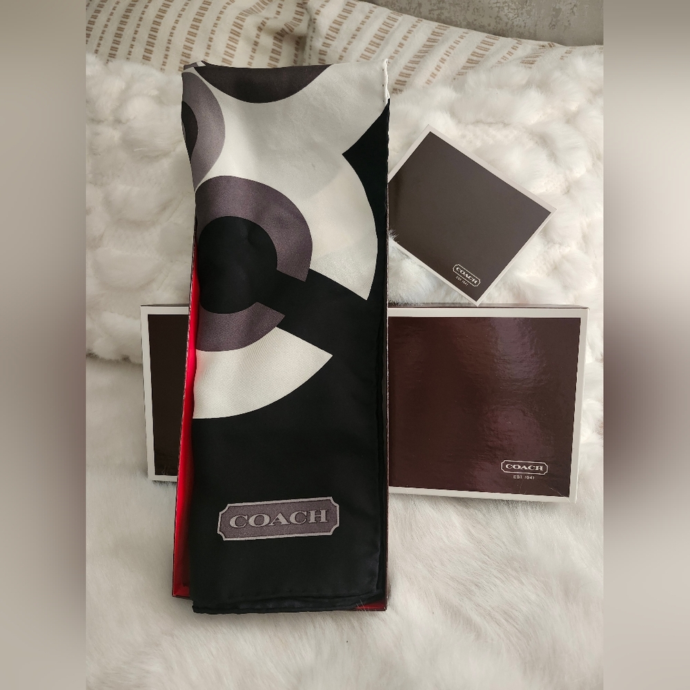 Coach Silk Scarf
